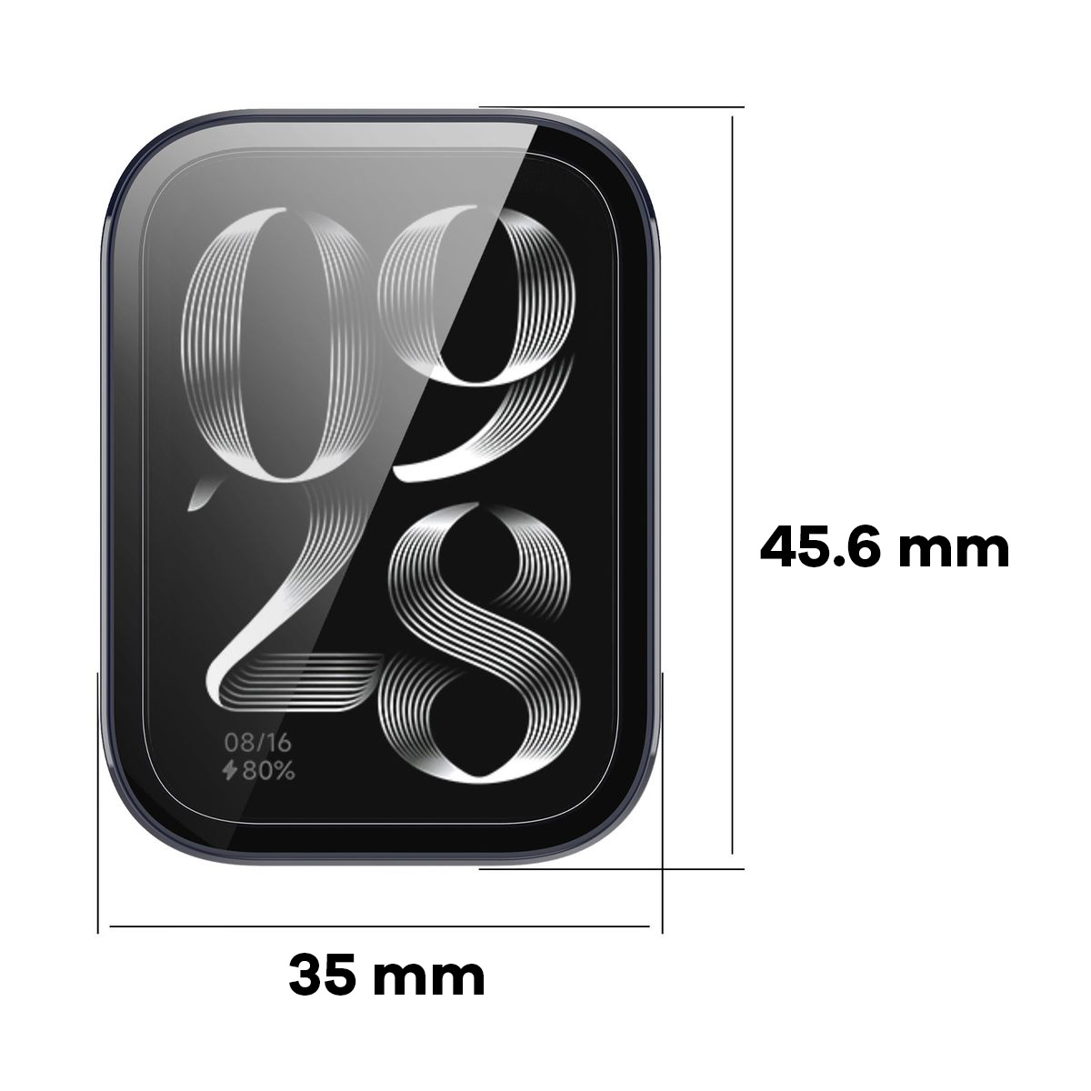 Etui Bizon Case Watch Adamo przedstawione od frontu